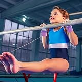 Abeillo Gymnastics Grips Wristbands Sets Purple X-Small Kids Youth view 6