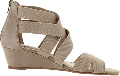 crossover wedge sandals