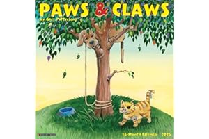 Gary Patterson's Paws n Claws 2025 12" x 12" Wall Calendar