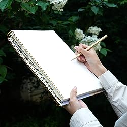 Hardcover Sketchbook for Drawing 8.5 x 11 Spiral