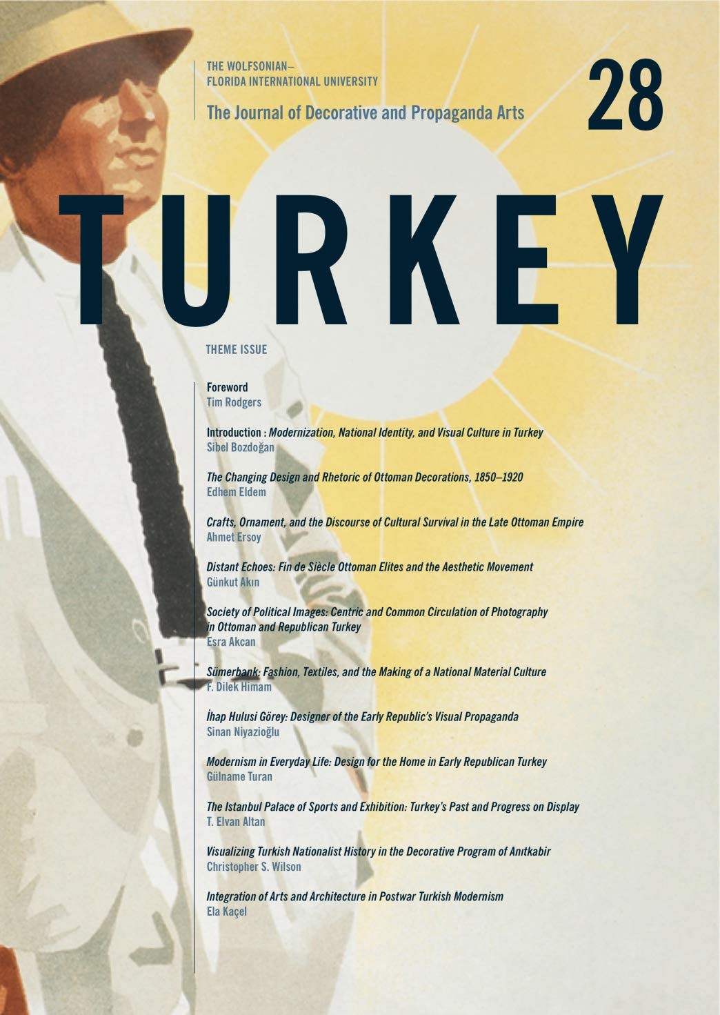 The Journal Of Decorative And Propaganda Arts Issue 28 Turkey