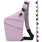 Macleria Anti Theft Crossbody Bag,Sling Bag for Women Men,Multi-pocket Chest Shoulder Bag for Travel, Sport, Work