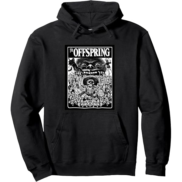 Amazon.com: Men's Offspring Smash Hooded Sweatshirt Small Black