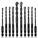 UBESTHS 10Pcs Masonry Drill Bits Kit for