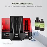 ELEGOO ABS Like 3D Printer Resin Grey 2KG Plant-Based 405nm UV High Precision view 6