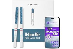 Wondfo PdG Test - Progesterone Levels at Home Test Kit - Insight the Best Time of Fertile Window, Protable Envelop Package wi