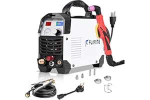 FLARING FC650DL Plasma Cutter 65 AMP Non Touch Pilot Arc Plasma Cutter Machine 120/240V Dual Voltage, High Frequency IGBT Inverter, 1/2"(12.7mm) Clean Cut 5/8"(16mm) Severance Cut with Consumable Set