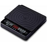 KNODOS Smart Coffee Scale &ndash; Digital Espresso Scale with Timer | Auto Tare, Flow Rate Indicator &ndash; Easy Use Compact Rechargeable Weight Scale for Drip Coffee, Pour Over &amp; Matcha