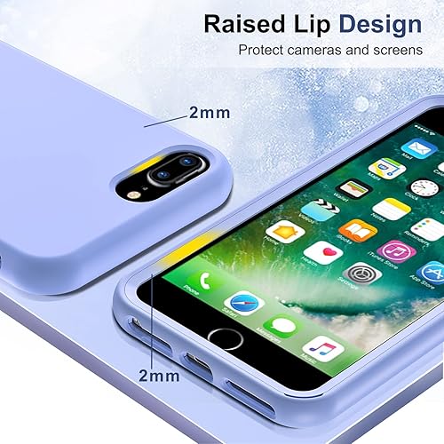 LeYi for iPhone Plus Case, iPhone Plus Case with [2 x Glass