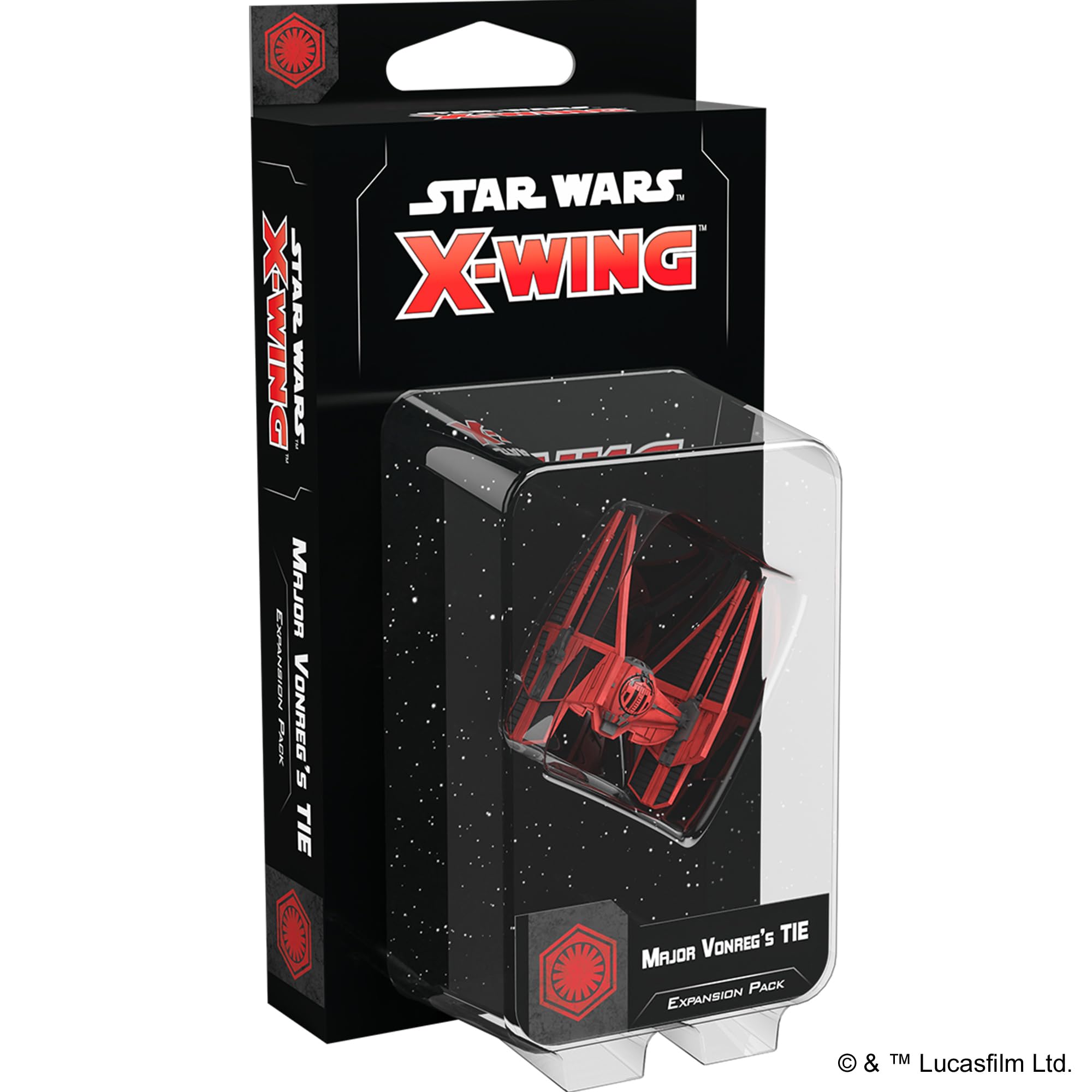 Fantasy Flight Games, Star Wars X-Wing 2nd Edition: First Order: Major Vonreg's TIE Expansion Pack, Miniature Game, Ages 14+, 2 Players, 45+ Minutes Playing Time — image 1