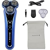 Remington Limitless X7 Shaver for Men, Titanium Blades and Power Sense Technology, Advanced Performance Foil Rotary Electric Shaver with PivotBall for Sensitive Skin Comfort, 100% Waterproof.