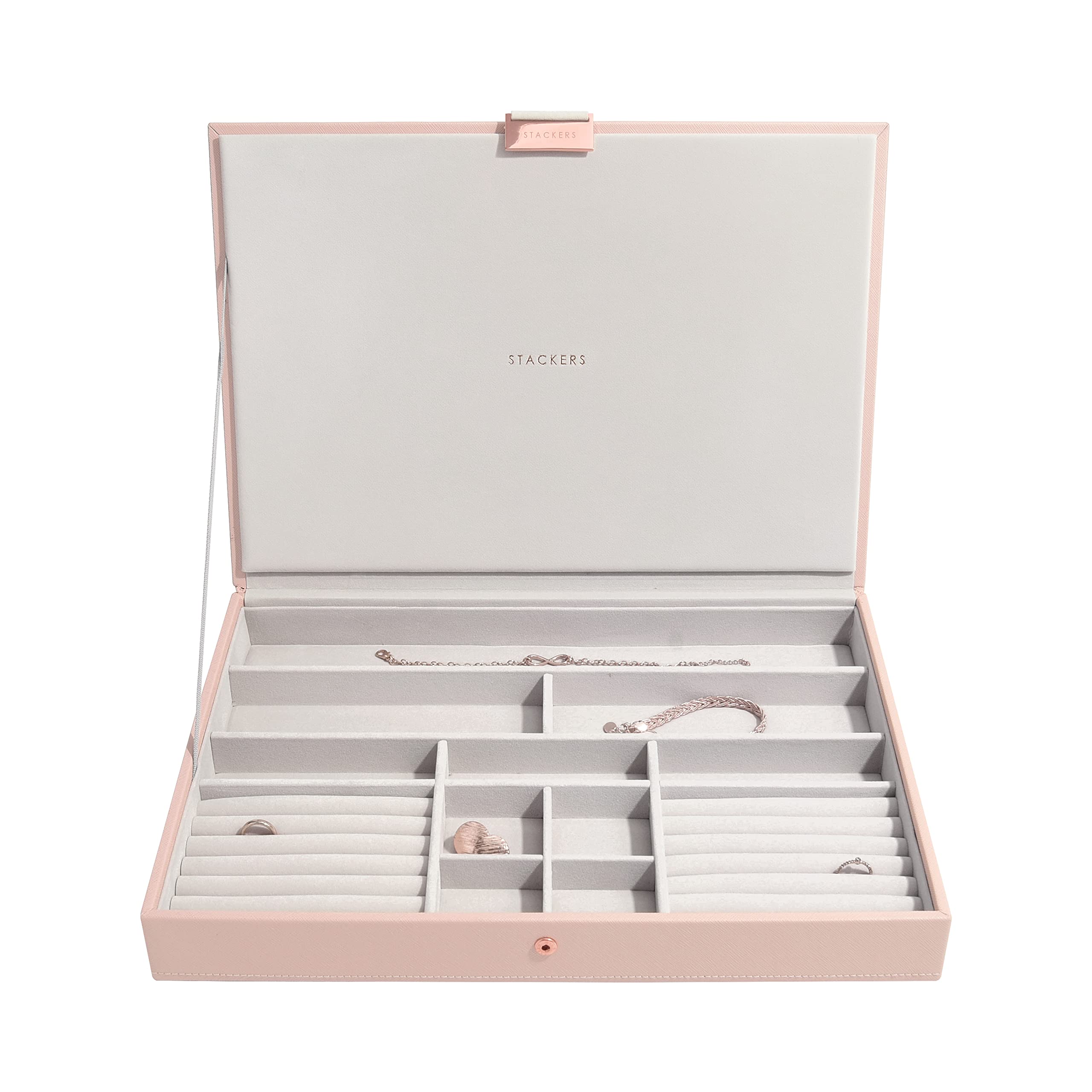 Stackers Blush Pink Supersize Jewellery Box Lid