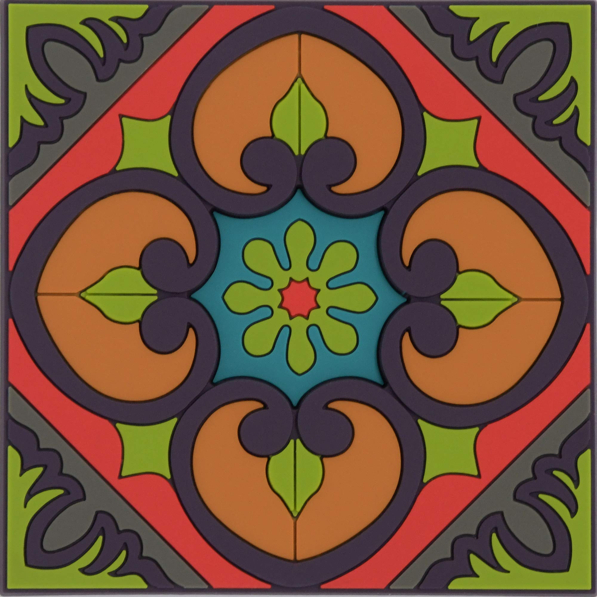 Images d'Orient COA-994116 Sejjadeh Boho Coaster