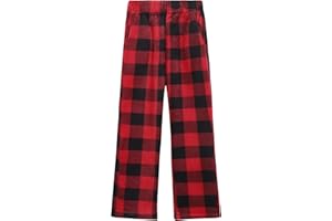Kiiavoro Boys Fleece Pajama Pants Soft Boys' Flannel Fleece Pajama Lounge Pants with Pockets