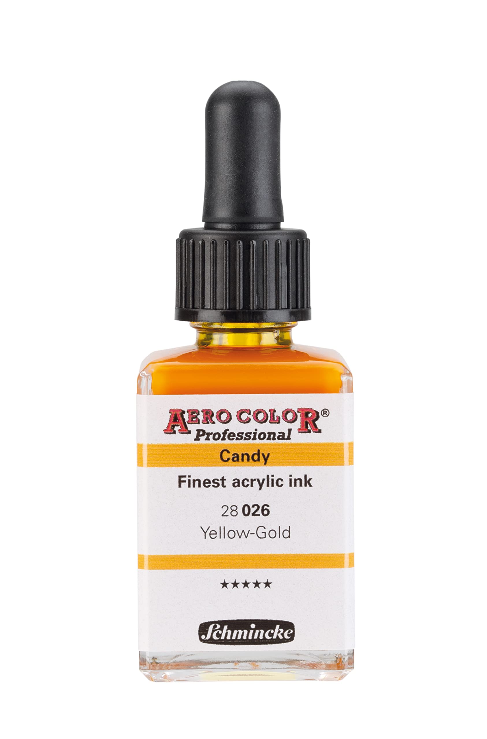 AERO Color Schmincke 28 ml Airbrush Color 28026 Candy Yellow Gold