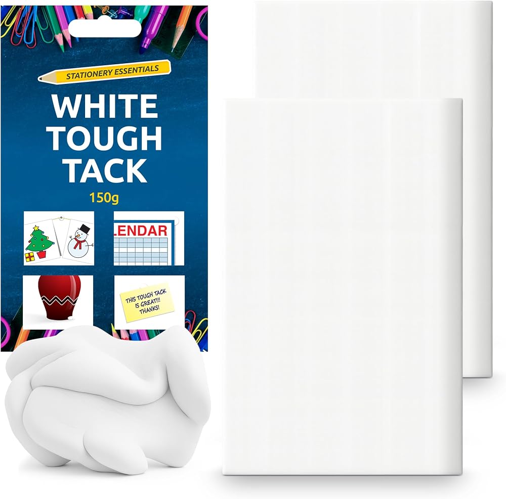 SOL 150g White Tough Tack Non Marking Reusable Adhesive Putty