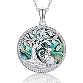 MEIDERBO Mother's Day Gifts 925 Sterling Silver Animal Mother Daughter Necklace Cute Animal Jewelry Gifts for Women Mother