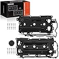 A-Premium Left Right Engine Valve Cover Kit, with Gasket & Bolt, Compatible with Nissan Infiniti - 2008-2018 - 350Z EX35 FX35 G35 M35 Q50 Q70, V6 3.5L Gas VQ35HR, Replace # 13264JK20A 13264JK20B