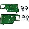 New Left and Right Side Panels/Panel Retaining Clip Kit AM128982 AM128983 Compatible with JohnDeere 415 425 445 455