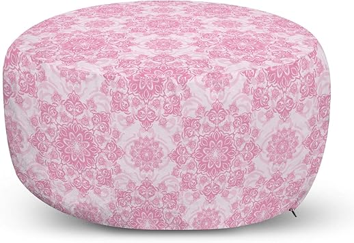 baby pink ottoman