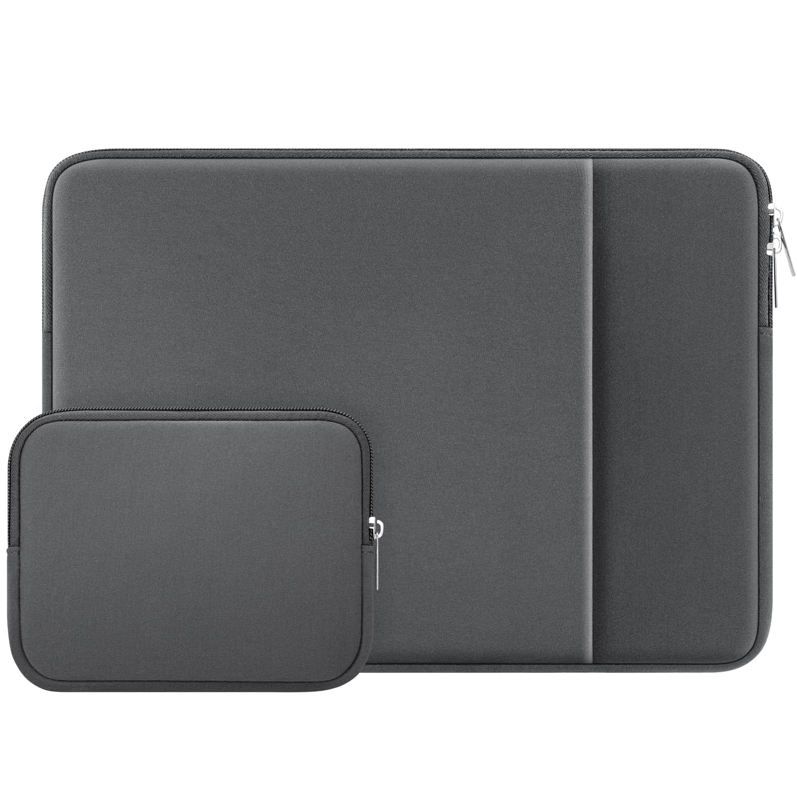 RAINYEAR 16 Inch Laptop Sleeve Protective Case with Front Pocket & Accessories Pouch, Compatible with 16" MacBook Pro/Max M1 M2 M3 M4 M5 A3428 A3429 A2141 A2485 A2780 A2991 A3403 A3186(Grey)