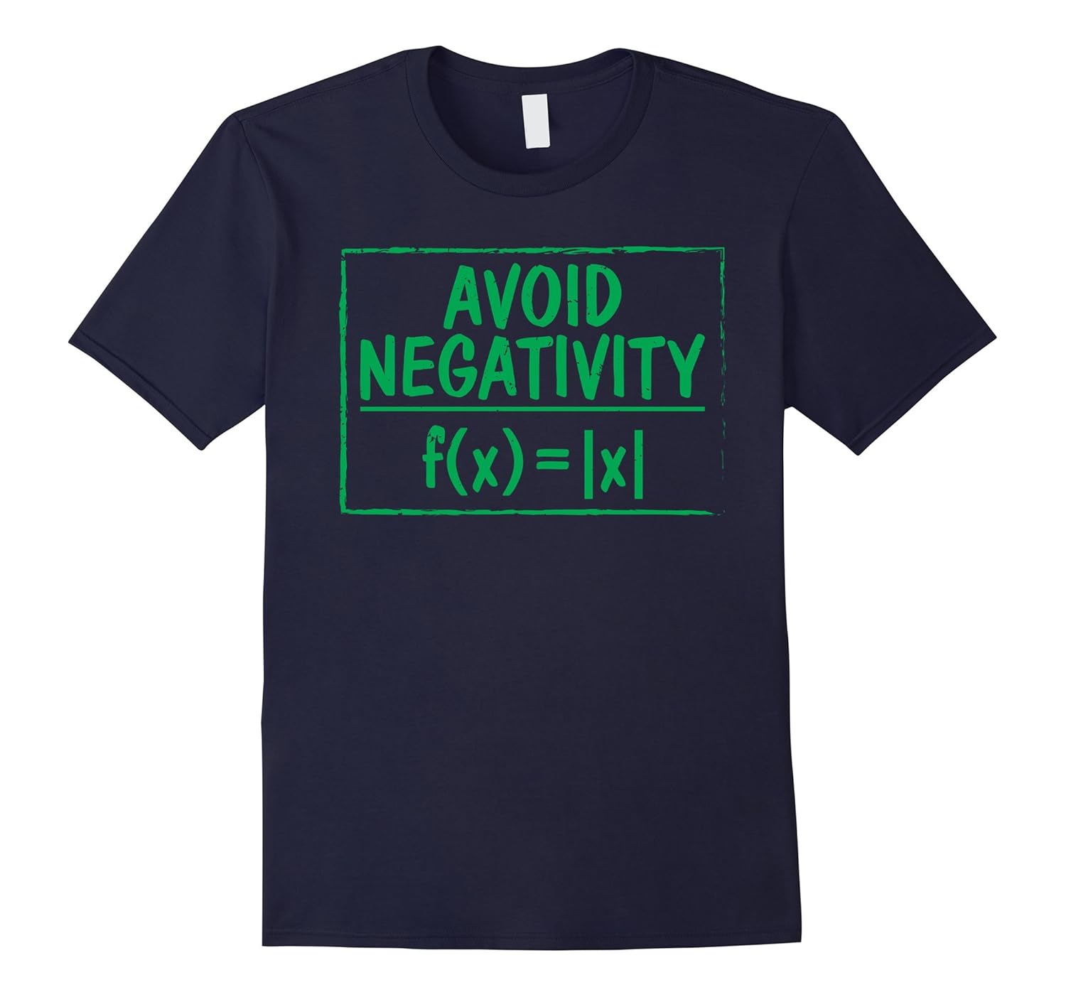 Avoid Negativity Funny Math Problem Engineer T-shirt-ANZ