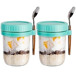 KITCHOP Overnight Oats Containers with Lids and