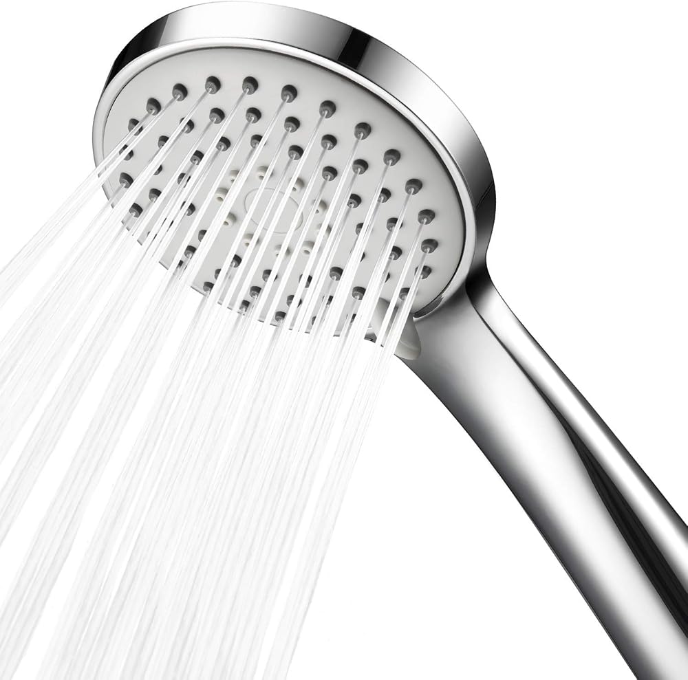 SAMODRA Shower Head High Pressure Handheld Chrome 3 Spray Settings