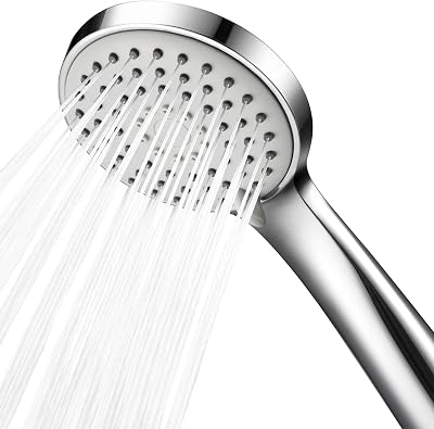 SAMODRA Shower Head High Pressure Handheld Chrome 3 Spray Settings