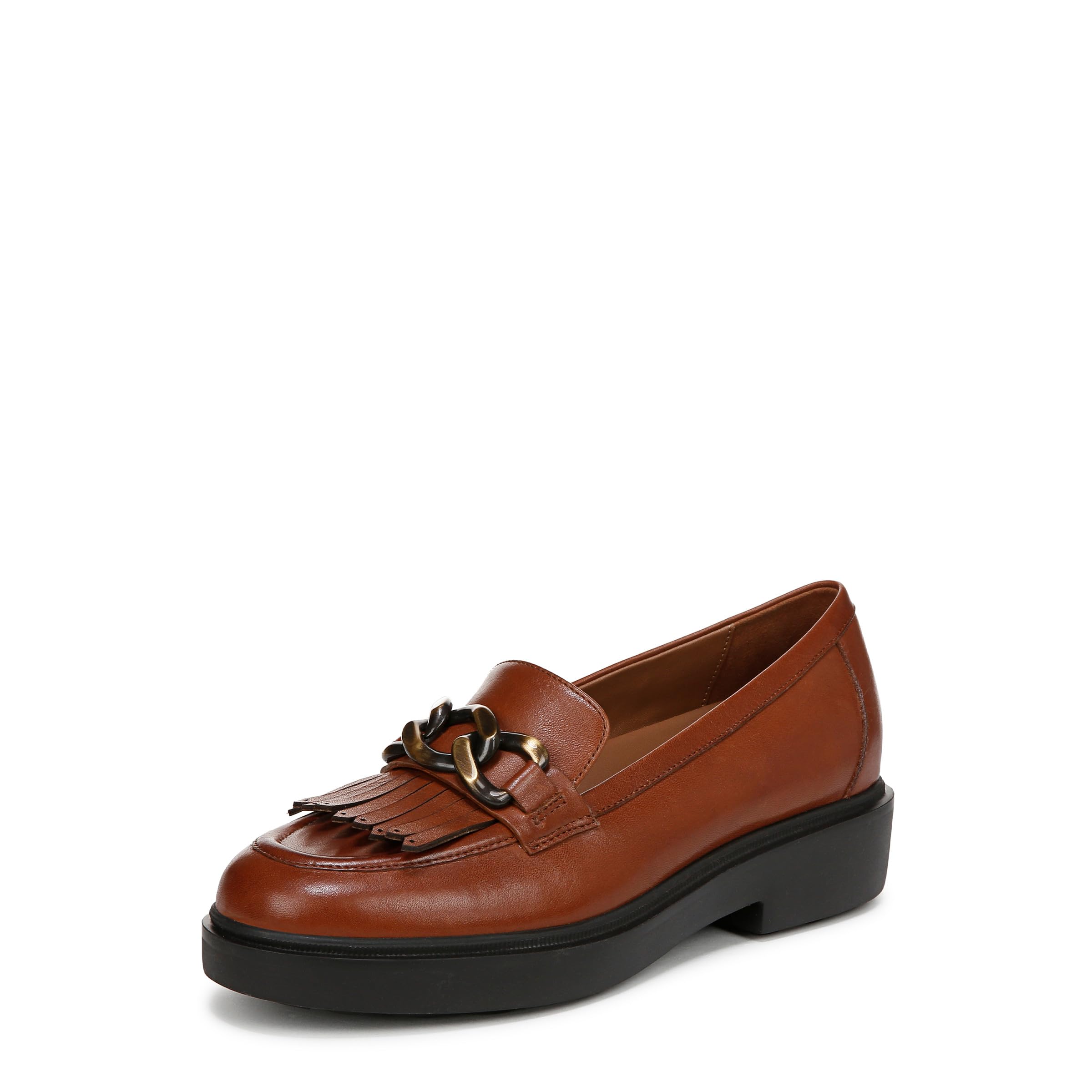 Naturalizer Womens Paris Loafer Cider Spice Brown Leather 11 M