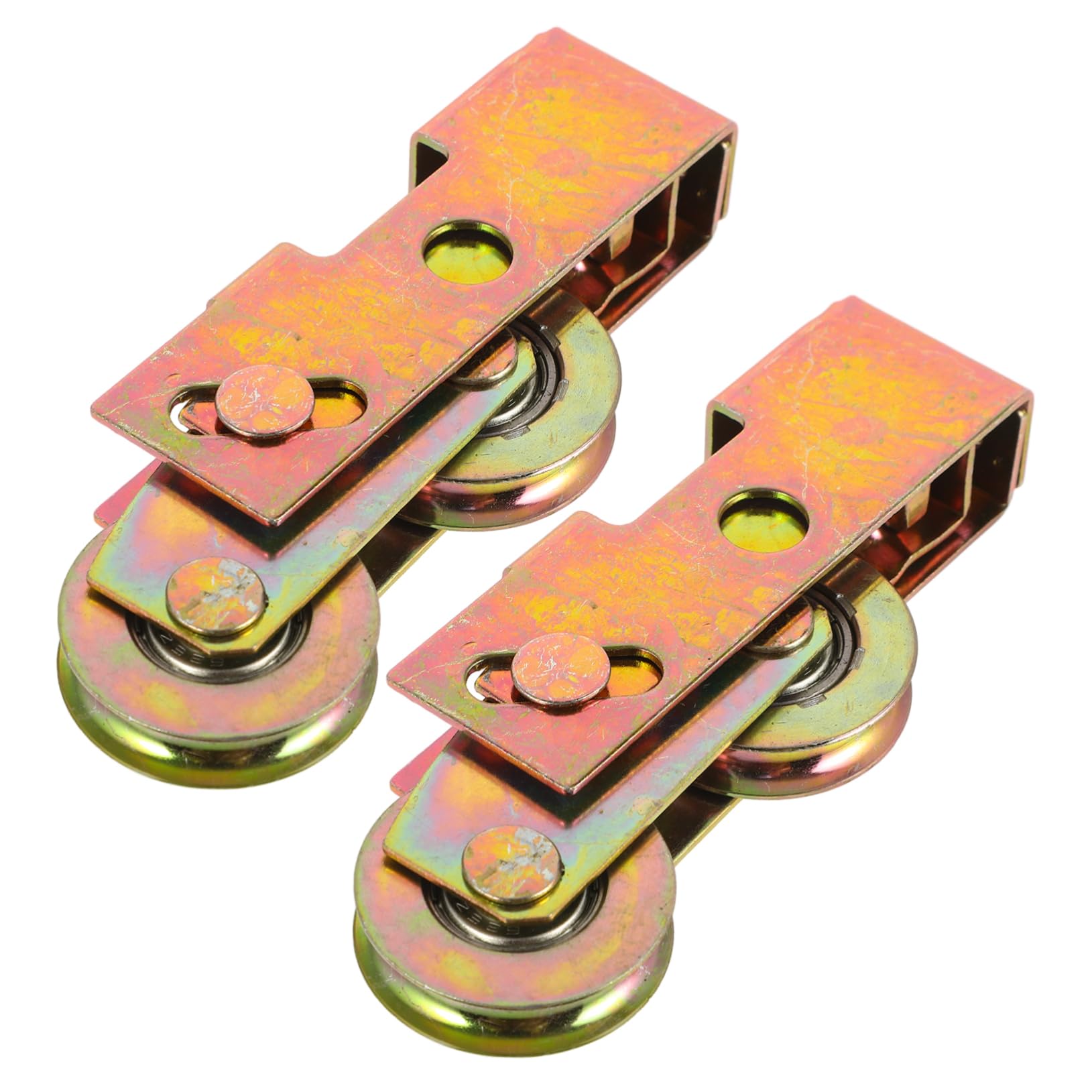 LIFKOME 1-1/4 Inch Steel Ball Wheel Bearing Sliding Door Roller Pulley Hardware Accessories for Patio Doors Window Doors Cabinet Tracks Smooth Low Noise