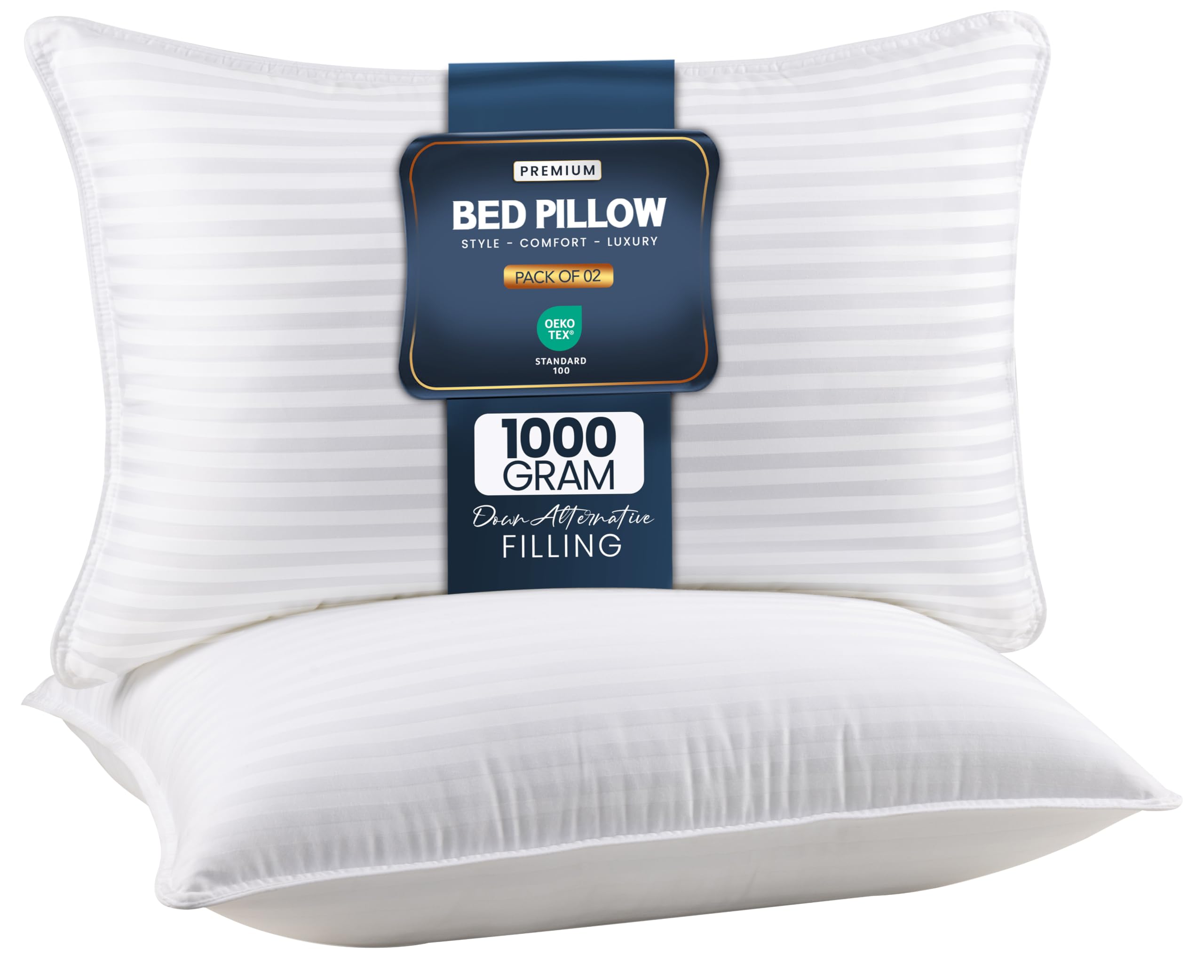 Utopia Bedding Hotel Bed Pillows for Sleeping, Pillows Queen Size Set of 2
