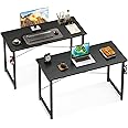 Coleshome 40 Inch Computer Desk 2 Pack, Modern Simple Style Desk for Home Office, Study Student Writing Desk, Black