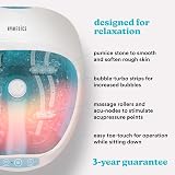 HoMedics Luxury Foot Spa Massager with Heat Vibration Hydro Massage 4 Bubble view 2
