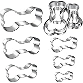 Dog treats Cutters Set 6 Pieces Dog Cookie Cutter sets Different Sizes Mini Small Medium Big Cut Out for Homemade Treats and Baking