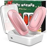 3-in-1 Electric Hand Warmers Rechargeable 2 Pack,14000mAh Portable Dual-Sided Handwarmer with Charging Case, 3 Levels Fast Heating Pocket Warmers,Gifts for Men,Women,Raynauds,Hunting Gear