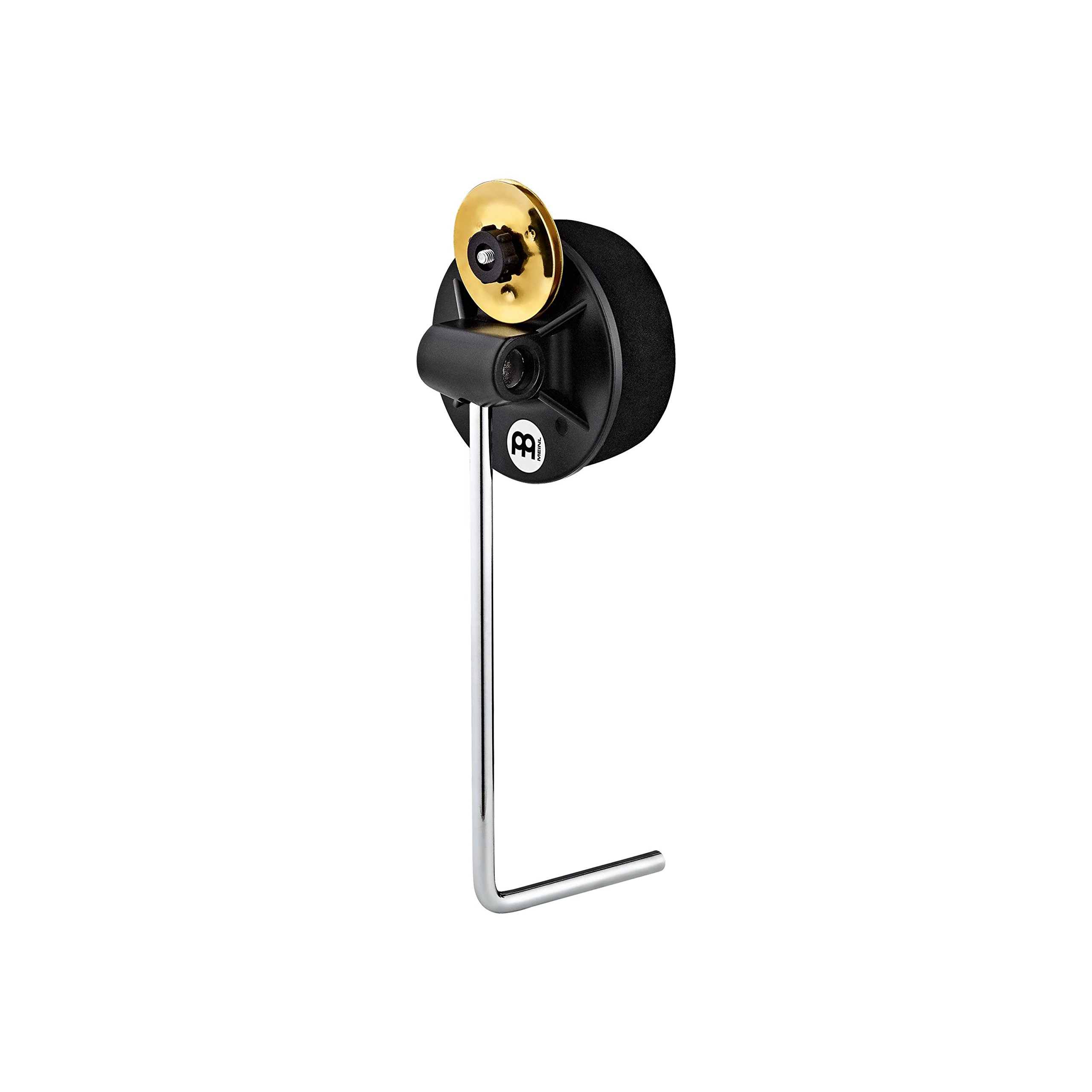 Meinl Percussion Jingle Contact Beater - L-Shaped Soft Foam Beater with Jingles - For Foot Pedals - Foam Rubber / Brass, Black / Gold (BBB1)