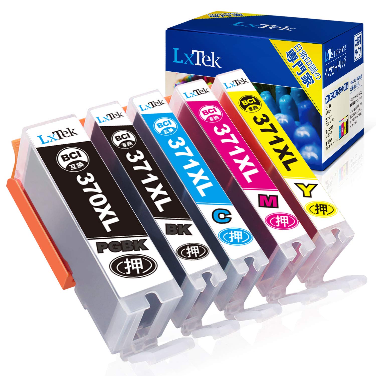 Mua Lxtek Canon Ink Cartridge 371 Canon Ink 371 Compatible Ink 2 Year Warranty High Capacity Instruction Manual Remaining Indicator Individual Packaging 5 Color Set i 371xl 370xl 5mp Compatible Models Canon Pixus Ts5030 Ts5030s Ts6030 Mg730
