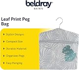 Beldray Palm Leaf Peg Bag 33x30cm Hang on Line Reusable Indoor Outdoor view 2