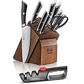 Cangshan ELBERT Series German Steel Forged Knife Block Sets (10-Piece, Black)