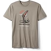 Field & Stream Mens Midweight Short Sleeve Graphic Tee Shirt