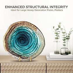 Large Plate Holder Display Stand - 10 inch Tall