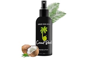 605Products - Coconut Beach Air Freshener - Room Spray for Home, Bathroom, and Bedroom - Long Lasting Odor Eliminator with Essential Oils and Natural Ingredients - Home Fragrance Essential - 3.4oz