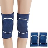 Knee Pads for Women Men, Dance Knee Pads Wrestling Knee Pads Basketball Knee Pads Volleyball Knee Pads for Women, Knee Protector Soft Knee Pads for Work (Blue, Small)