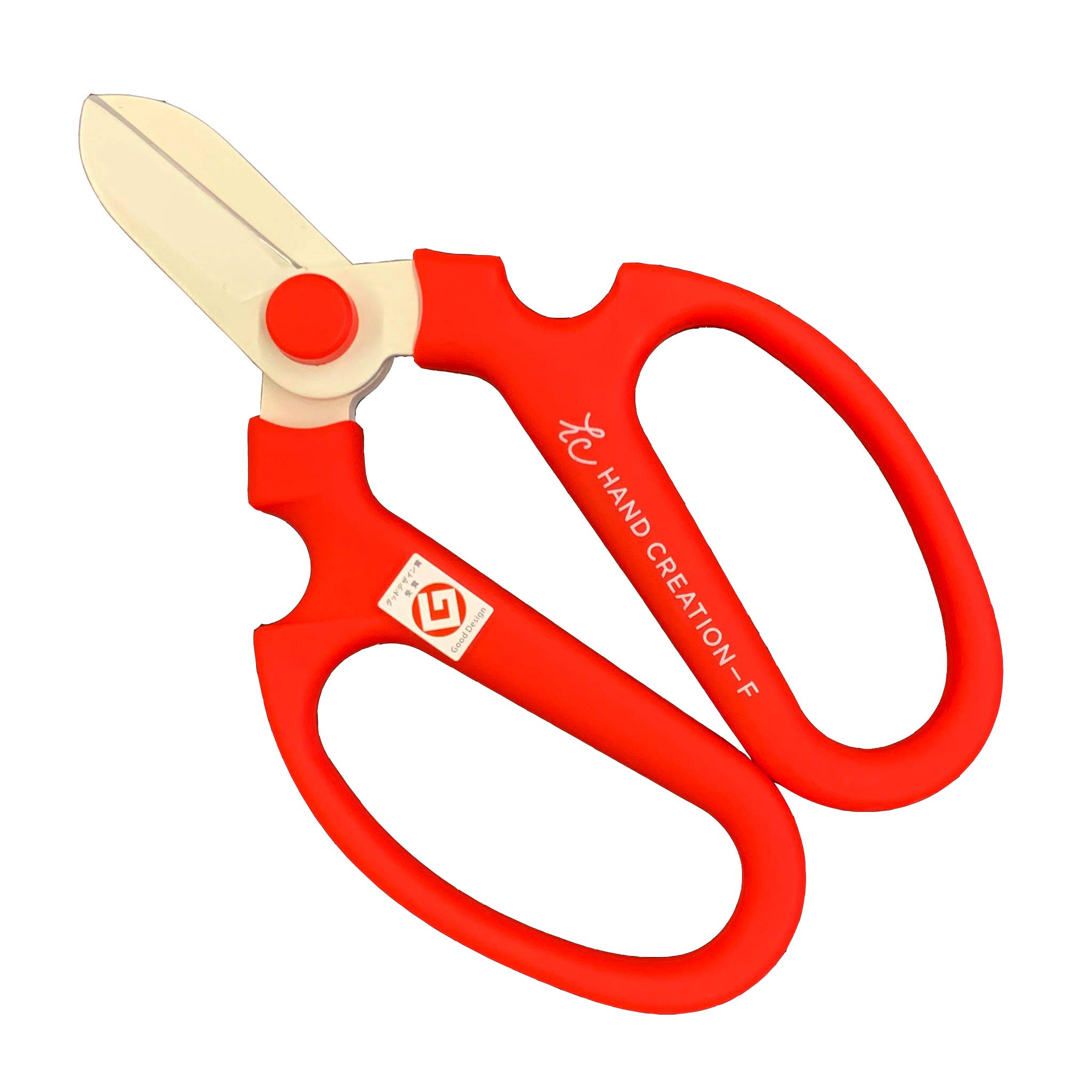 Sakagen Flower Scissors Hand Creation F-170 (Red, 170mm)