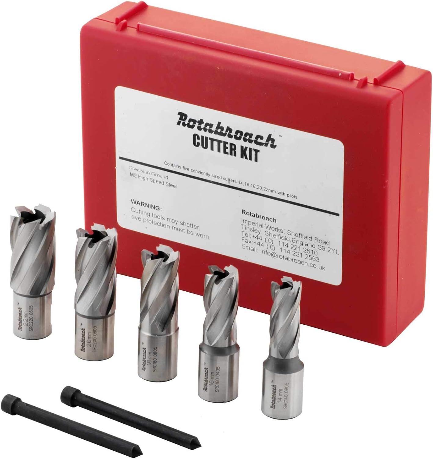 Rotabroach 7 Piece Metric Short Cutter Kit RAPK2000 14mm 22mm Amazon