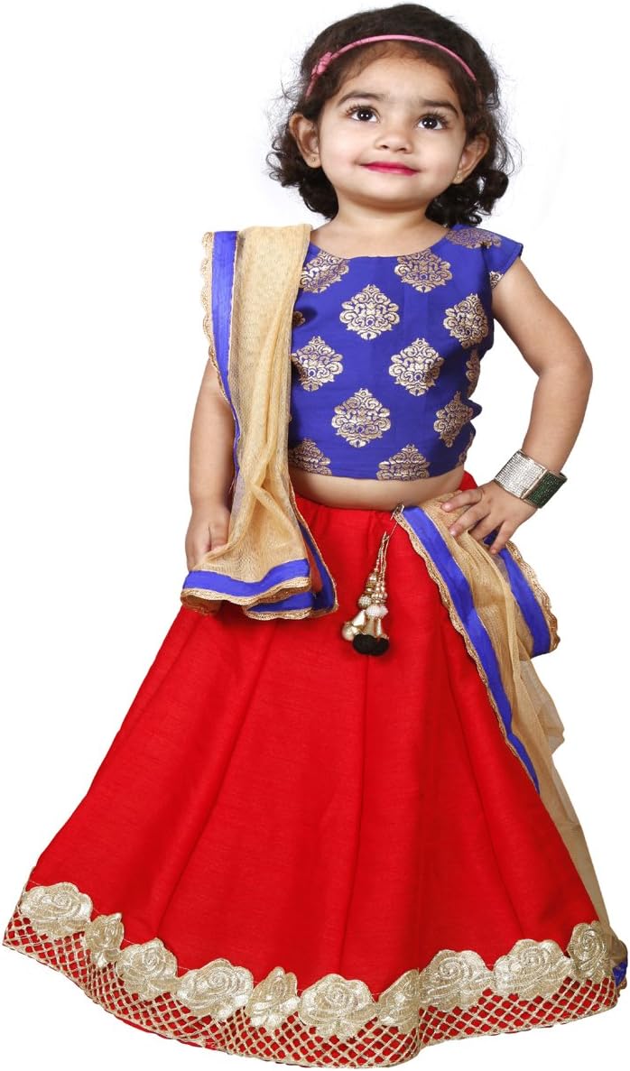 Najara Fashion Pure Jacquard & Banglory Silk ReadyMade Lehenga Choli Set