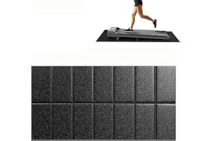 THAILE Non-Slip Walking Pad Treadmill Mat for Carpet Floors,55x24 Hardwood Floor Protection, Mats for Under Walking pad/Treadmill/Bike/Exercise Equipment on Carpets, Noise Shock Absorption, Stationary