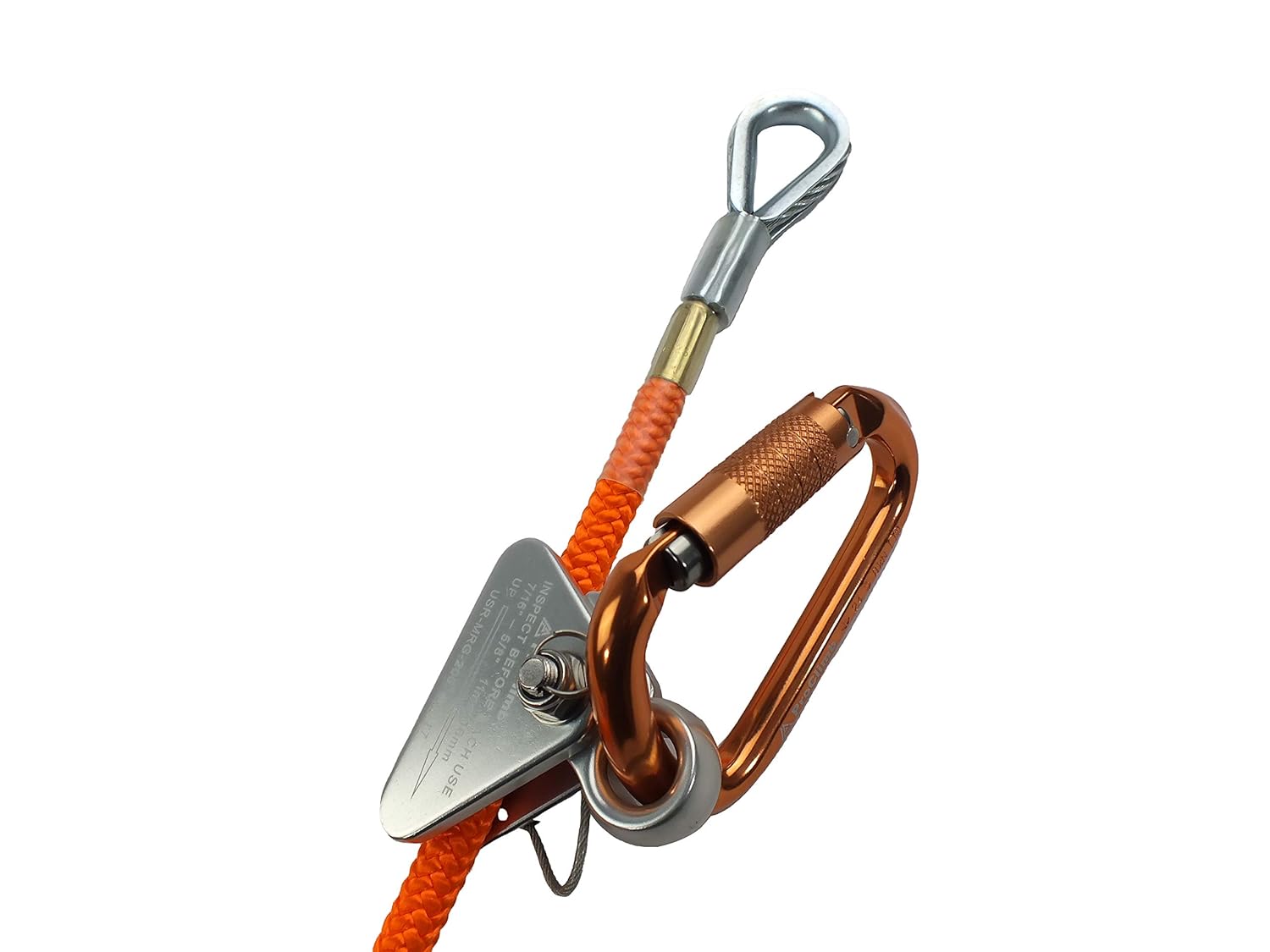 ProClimb Steel Core Flipline Kit (1/2 inch x 8 feet) - Adjustable Tree Lanyard, Low Stretch, Cut Resistant – for Fall Protection, Arborist, Tree Climbers: Industrial & Scientific