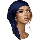 ShariRose Headscarves for Women Pre-tied Bandana Soft Cotton Head Wear Headcover Chemo Cancer Tichel Friendly over 30 Colors!